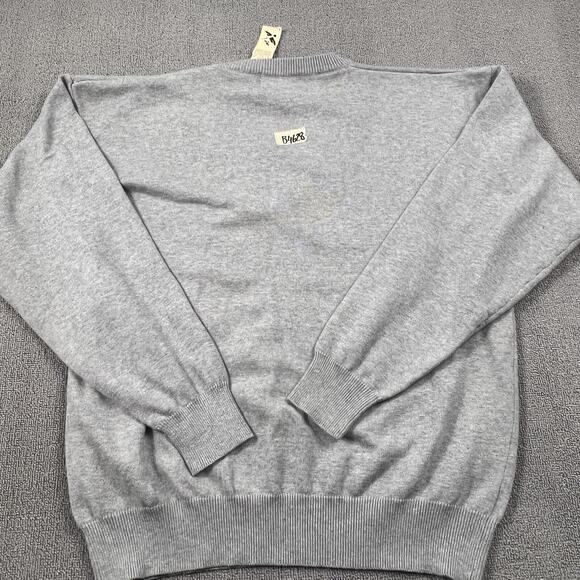 Vintage Eddie Bauer Sweater Adult Medium Gray Long Sleeve Casual Outdoor Men's - Picture 15 of 16